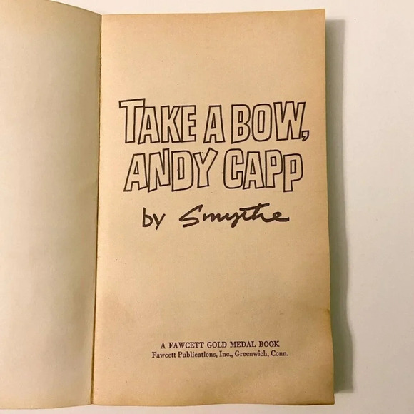 Vintage 1968 Take A Bow Andy Capp by Smythe  Paperback Book - Picture 2 of 12